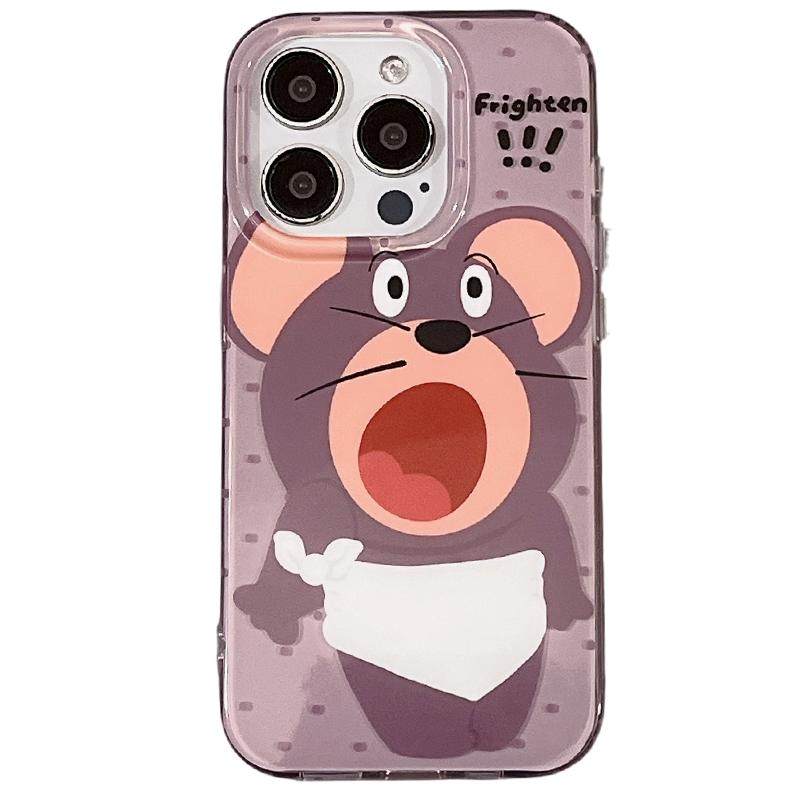 搞怪可爱卡通汤姆猫杰瑞鼠适用苹果iPhone17ProMax手机壳16pro新款14情侣13小众女14promax硅胶1