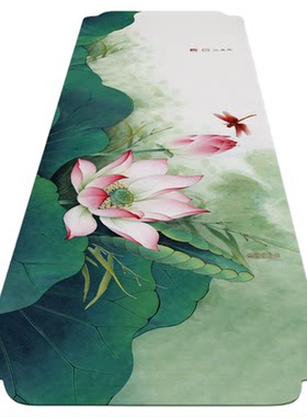 护桌面中式茶杯垫茶席荷花桌旗