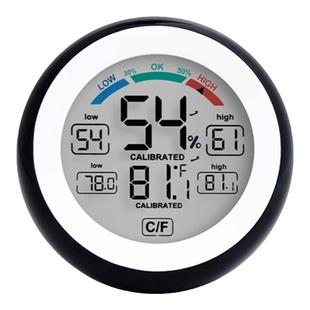 磁吸/挂钟式电子表温湿度计 迷你多功能室内家用家庭高精准磁铁