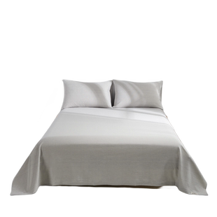 和锦生纯棉床单老粗布床单单件全棉纯色单双人「素简」老工艺棉布