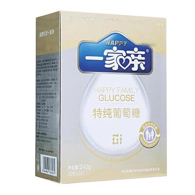 一家亲特纯葡萄糖240g补充能量
