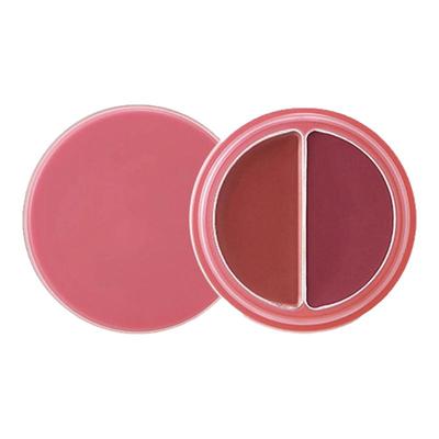 超美的女团色!橄榄皮上大分~双色双质地口红唇膏腮红多用膏平价女