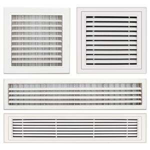 中央空调出风口格栅百叶窗通风口进定制加长极简窄回风口极窄线型
