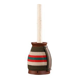 艾灸罐陶瓷固定架刮痧悬灸紫砂盒家用拔罐艾柱艾条两用随身灸器具