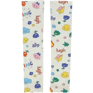 儿童凉感防晒50+冰袖 allolugh夏装新款童装男女童套防晒袖套