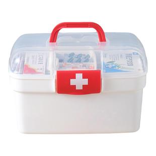 家庭大号医药箱多层药品收纳箱家用塑料儿童小药箱急救箱医疗箱
