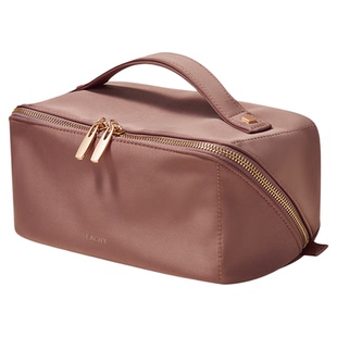 里序手提缎面化妆包大容量女2026新款高端出行便携旅游防水洗漱包