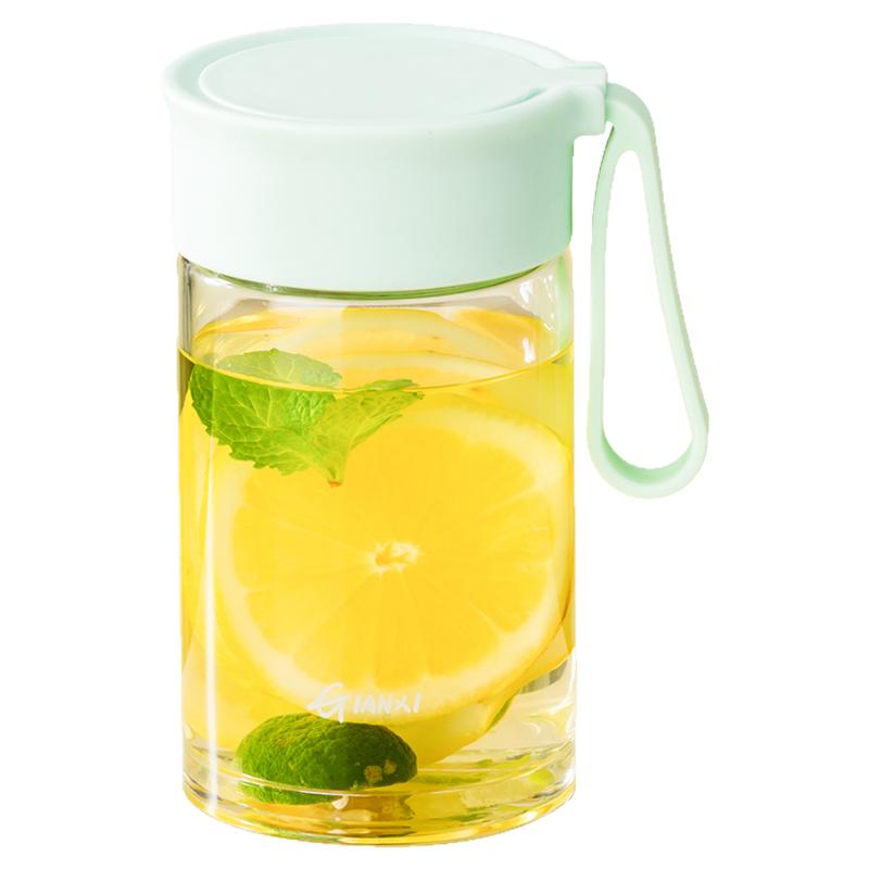 玻璃杯简约水杯子高颜值夏季便携