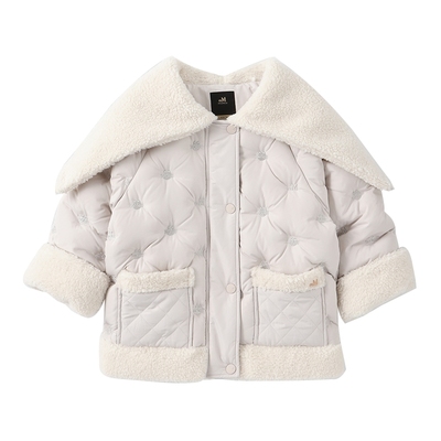 moimoln小云朵童装女童羽绒服