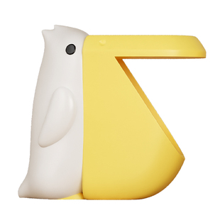 MSKA创意客厅鹈鹕落地摆件边几电视柜沙发旁家居装饰品床头置物架