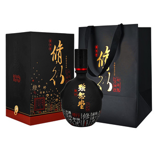 黄河龙52度强恕堂修行100 高端商务白酒 精致礼盒装 山东淄博特产
