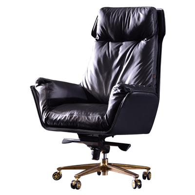 乔志·百盛真皮老板椅舒适牛皮椅