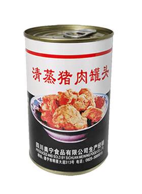 清蒸调味东北猪肉罐头