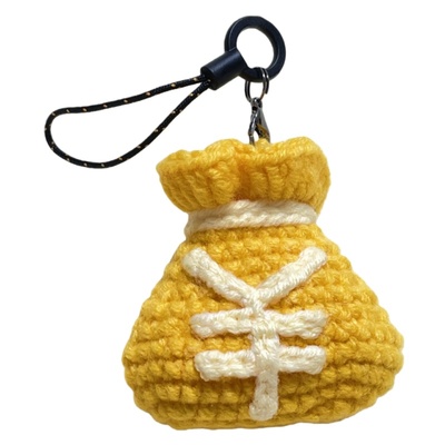 钱袋子手机链包包挂件招财纳福