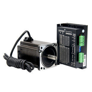 宇辉86步进电机套装8.5N85步进电机86BYG250C驱动器DM860H长120MM