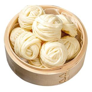 地标美食百年沙田包子老字号非遗手工银丝卷花卷早餐面食茶点心