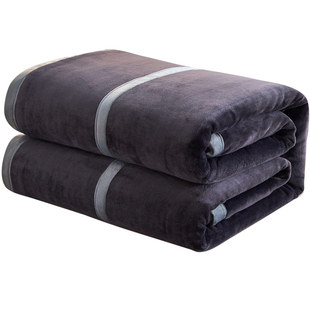 出口法兰绒毛毯子午睡被子珊瑚绒加厚保暖床单人学生宿舍冬季铺床