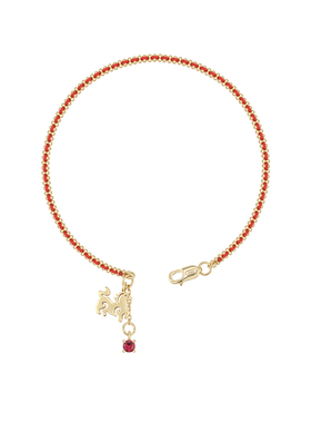 本命年红绳手链女S925银十二生肖