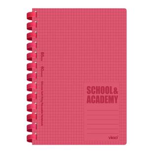 维克多利记事线圈本B5学生软线圈本胶圈本笔记本高中生专用