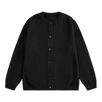 日系复古开衫毛衣男秋冬季