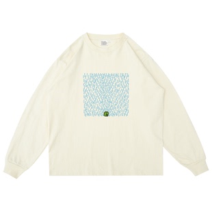 长袖T恤｜就让这大雨全都落下｜280g重磅 在宇间工作室