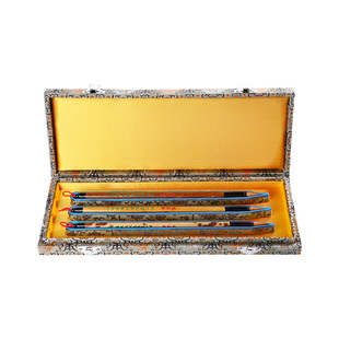 荣宝斋毛笔套装北尾狼毫小楷文房四宝书法作品专用成人练字硬毫笔礼盒