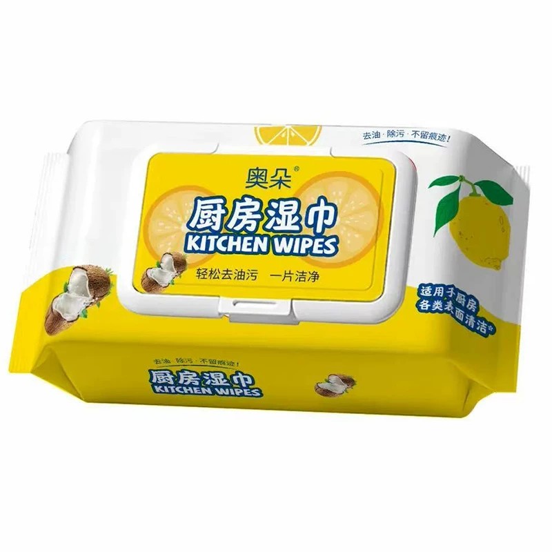 大包厨房湿巾去污去油家用加大加常规湿巾