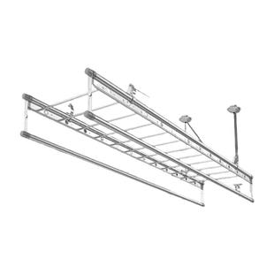 阳台手摇升降晾衣架四杆带横杆折叠家用手动晒衣架晒被凉衣架神器