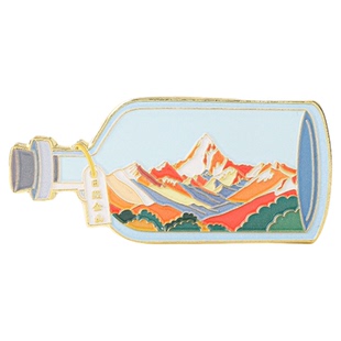 云南日照金山梅里雪山金属冰箱贴漂流瓶异形藏族旅游景点纪念品