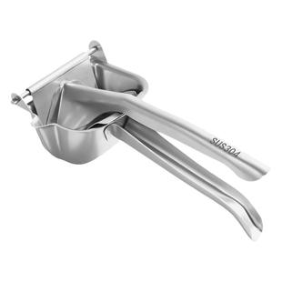 德国304手动榨汁机柠檬橙汁榨汁器不锈钢挤水果炸西瓜石榴压汁器