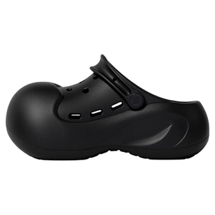 chikoku踏浪洞洞鞋夏5cm厚底增高小个子专属趣味大头拖鞋包头女款