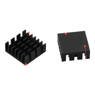 路由器CPU散热片 散热底座 电子电器散热块 主板IC芯片散热器纯铝