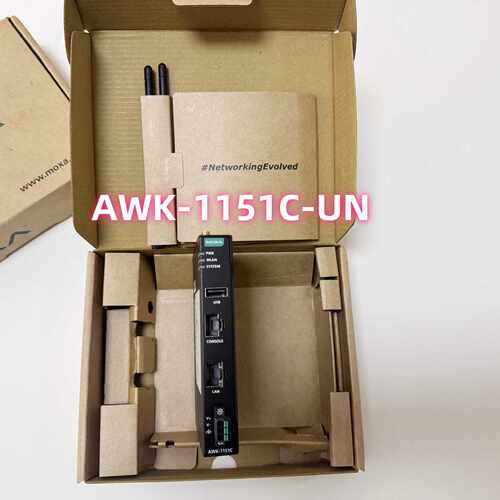 议价全新原装MOXA AWK-1151C-UN工业无线客户端交换机