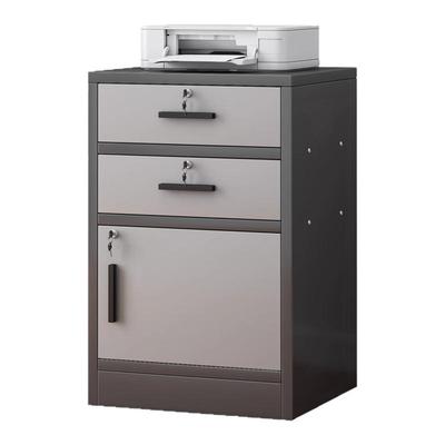 办公室文件柜木质带锁抽屉收纳柜小柜子桌下矮柜储物柜资料档案柜