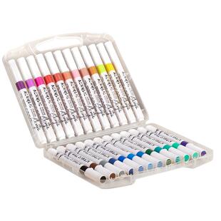 直液式丙烯马克笔防水不透色水彩笔小学生专用软头丙烯马克笔学生幼儿园儿童丙烯可叠色不透色60色丙烯马克笔