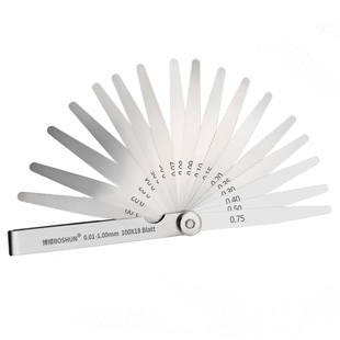 塞尺碳钢精密弹簧钢间隙尺高精度间隙尺气门楔形斜塞规塞规厚薄规