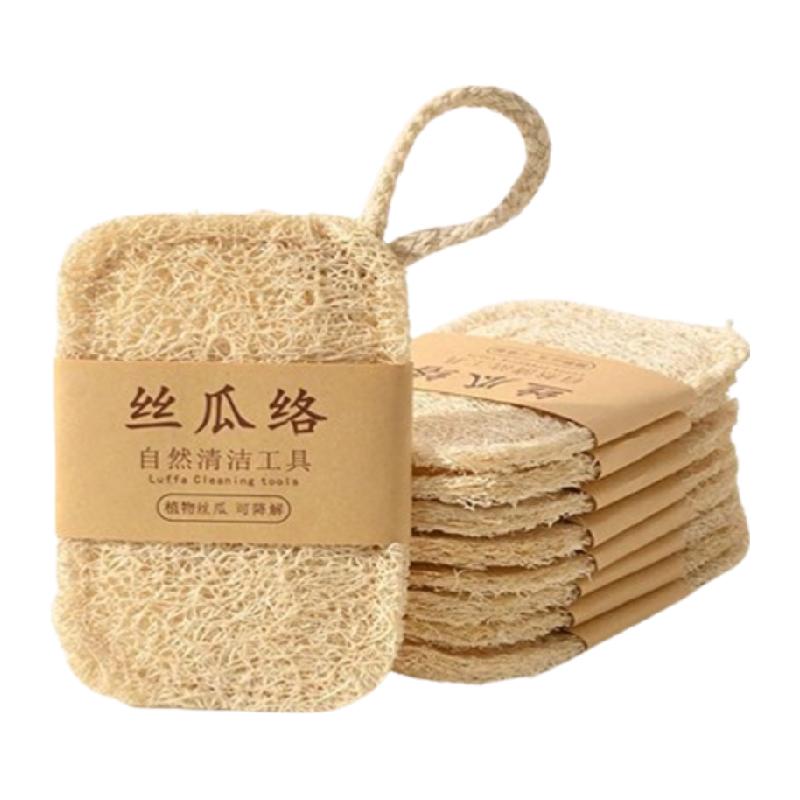 丝瓜络刷锅碗巾洗碗抹布海绵擦丝瓜瓤百洁布杯刷厨房清洁刷子