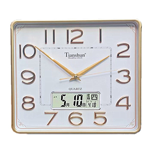 大音量整点语音说话报时挂钟音乐打钟声报时纯打点静音自动报时钟