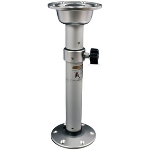 房车升降铝合金桌腿无级调节高度桌撑游艇升高桌杆商务车改装桌子