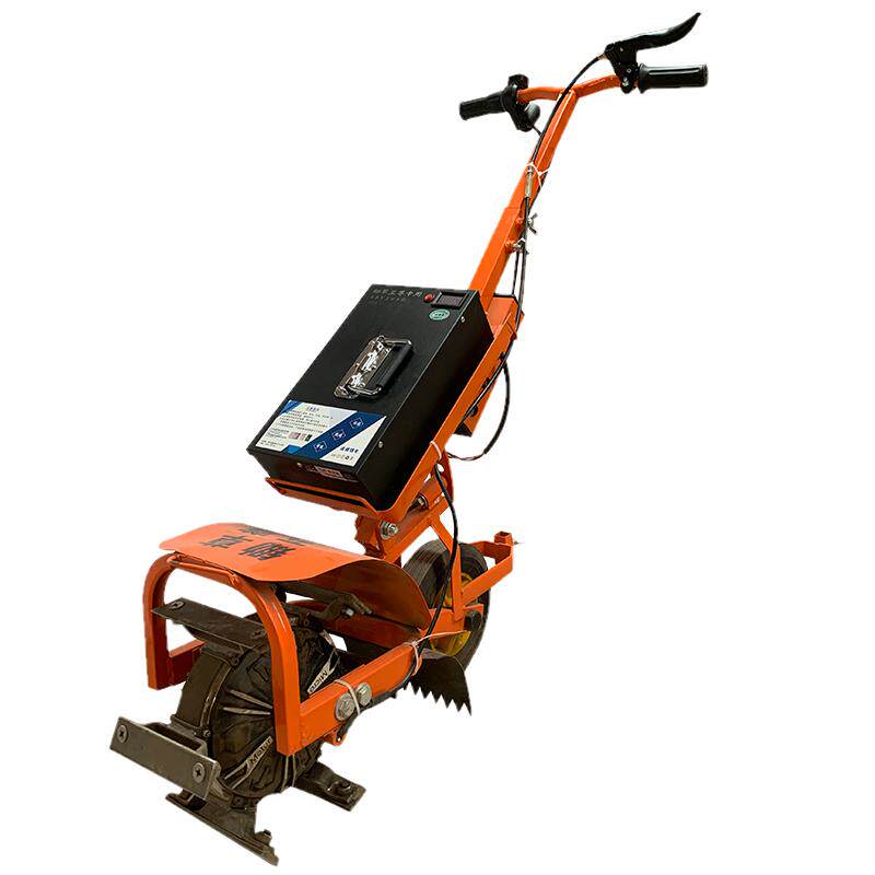 多功能电动除草机开沟机小型锄草松土开沟机 充电式 农用耕地机