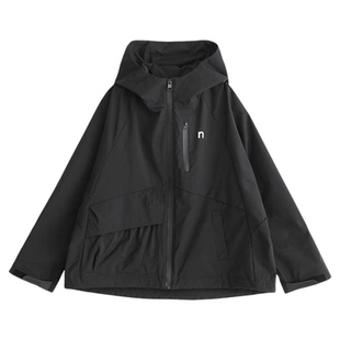 NNGZ设计师风女童户外运动服春秋季防风拒水儿童冲锋外套童装夹克