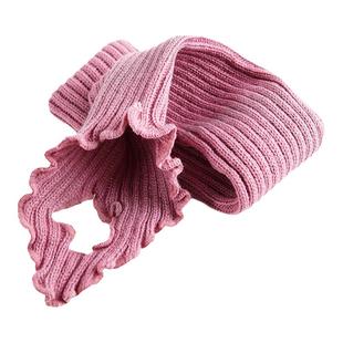 小茉莉秋冬儿童舞蹈护腿袜套芭蕾保暖针织护膝女童挖洞踩脚长筒袜