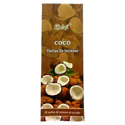 印度香Balaji牌cocoNUT椰子香竹签线香室内薰香清香型水果香正品