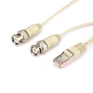 用于华为H3C路由器调试线缆CAB-E1-75ohm-3m-RJ45-2BNCrj45转2BNC