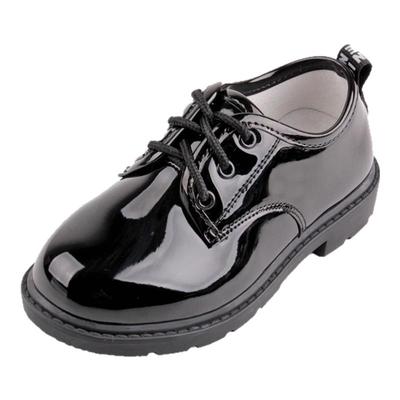 牛皮皮鞋男童哑光亮面正式四季