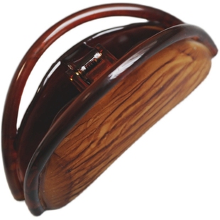 现货半月形章小蕙Camila Paris卡蜜拉法国复古vintage盘发抓夹