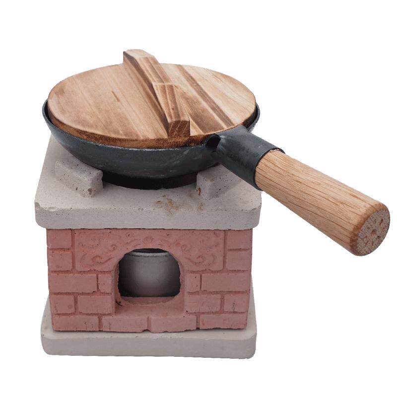 迷你小厨房玩具真煮全套做饭厨具