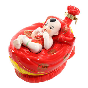 今世缘珍藏酒喜得贵子52度1L浓香型粮食白酒商务宴请用酒送礼佳品