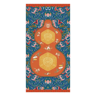 景阳阁微喷书法作品纸书法文创作品纸宫廷福禄挂屏仿古条屏四尺对开毛笔楷书行书百福图作品纸创作纸比赛专用