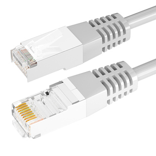顶臻超五类带屏蔽电脑网线成型纯铜成品网线高速电脑cat5跳线